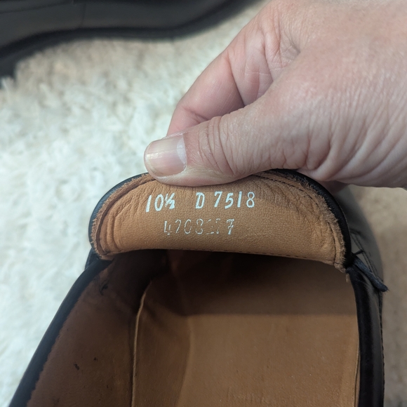 Allen Edmonds Black Leather Penny Loafers